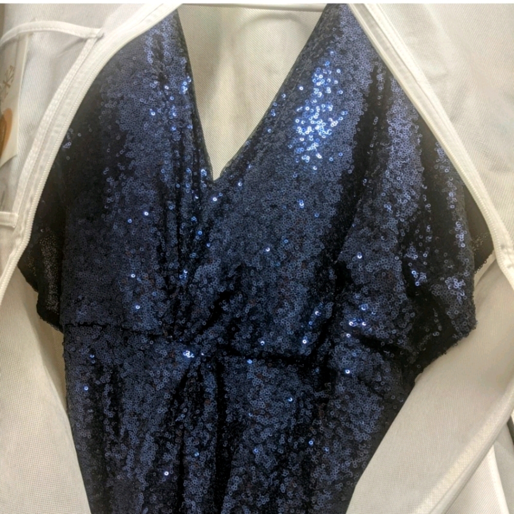 Revelry Gwen navy sequin dress 18
